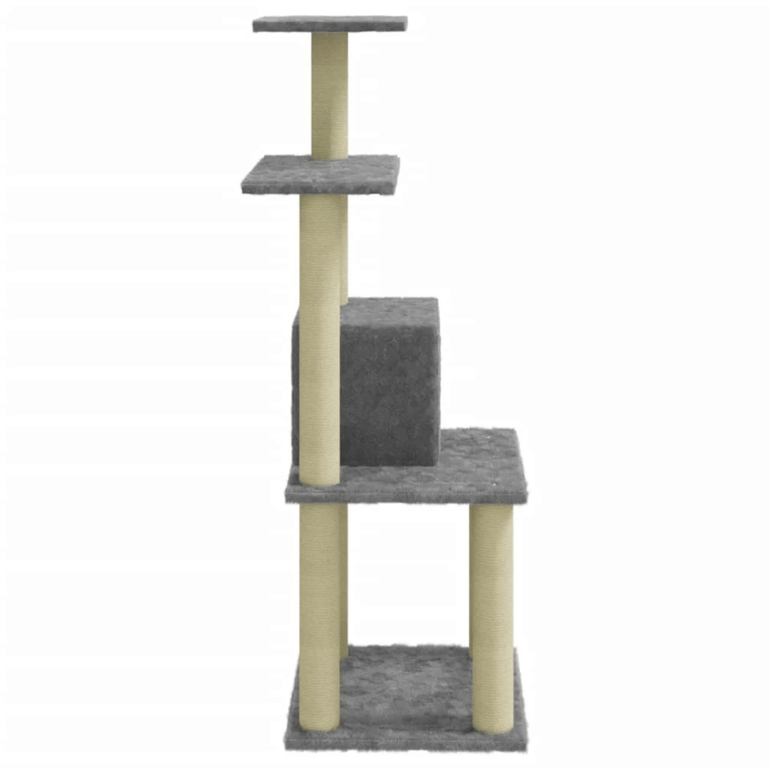 1 Metre Cat Tree Tower with Condo, Perches & Scratching Posts