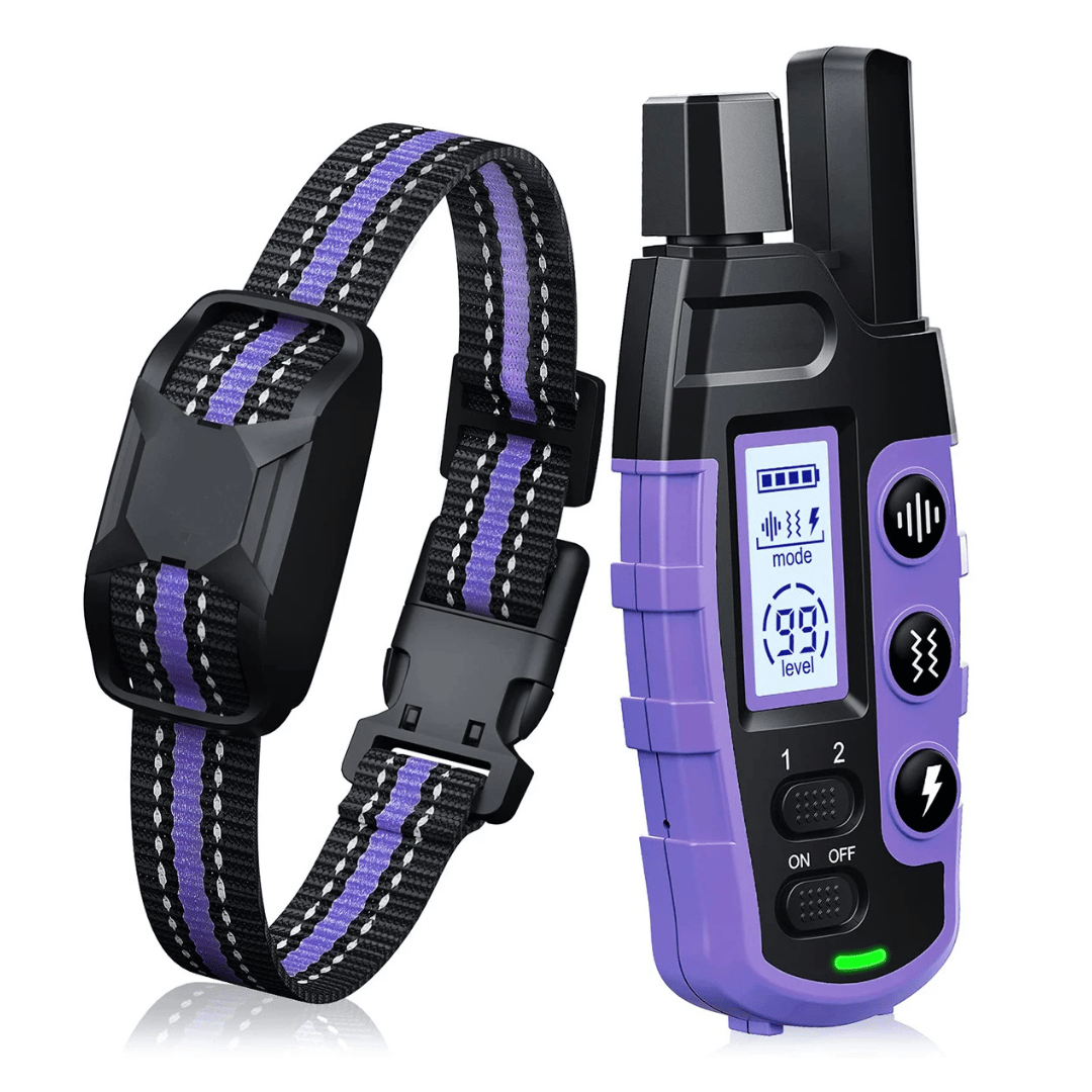 1000m Dog Training Collar & Remote Control | Waterproof & Rechargeable E-Collar
