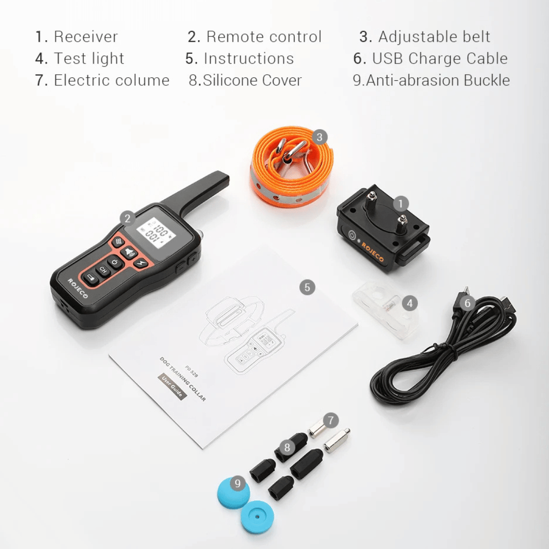 1000m e-Collar for Dog Training with Remote | Waterproof & Rechargeable