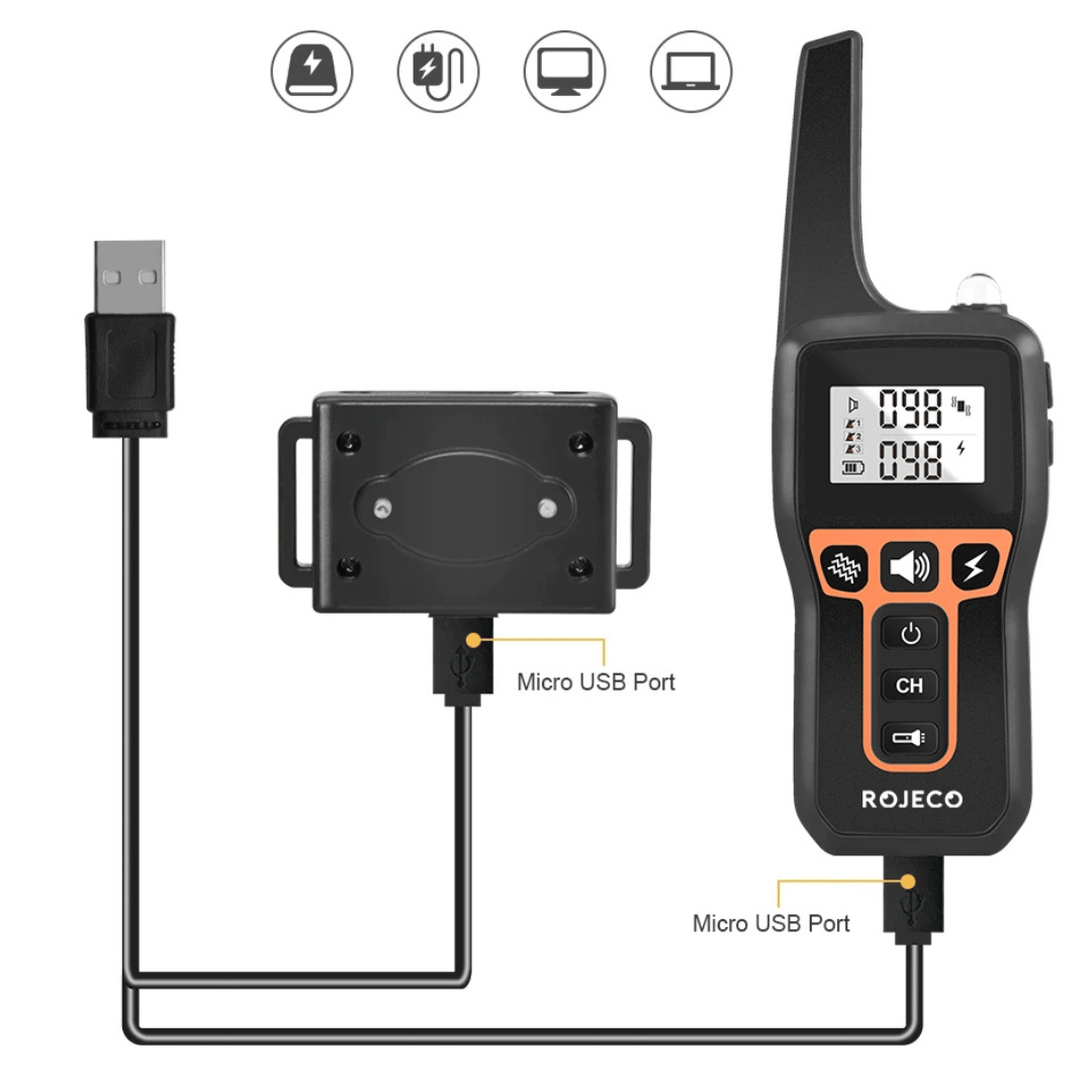 1000m e-Collar for Dog Training with Remote | Waterproof & Rechargeable