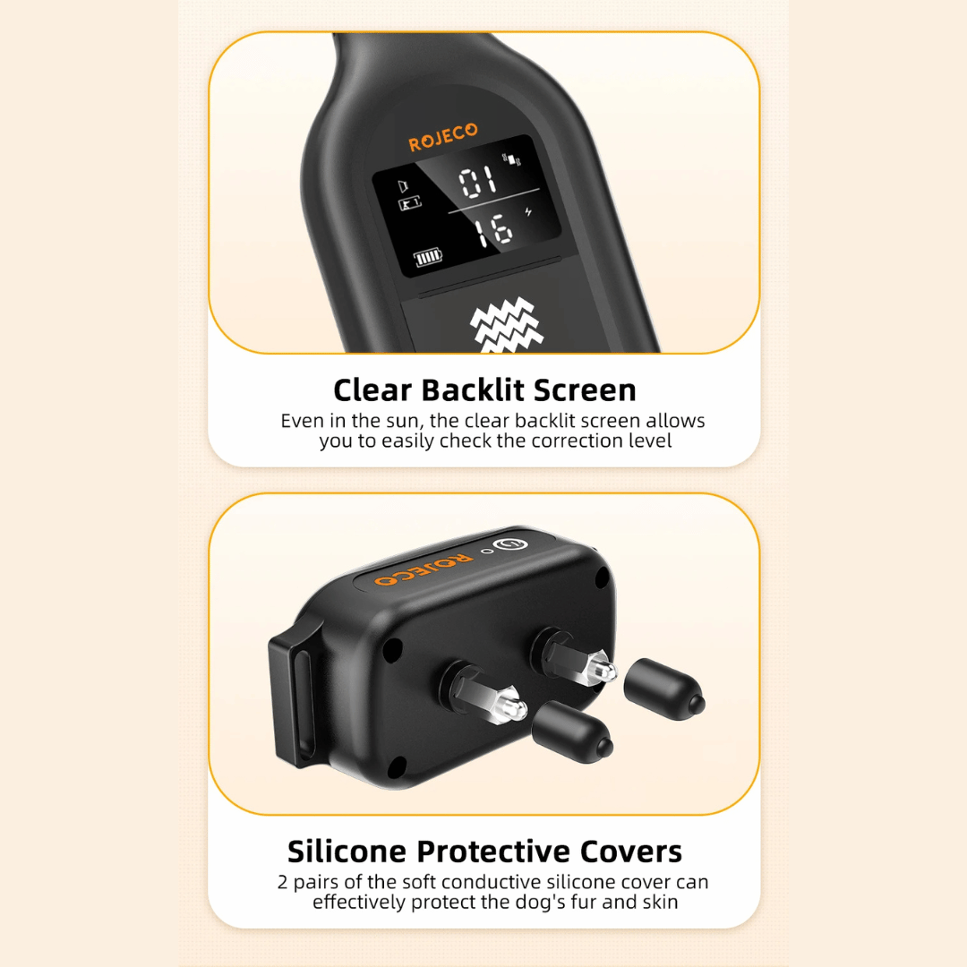 1000m Remote Dog Training Collar | Waterproof & Rechargeable E-Collar