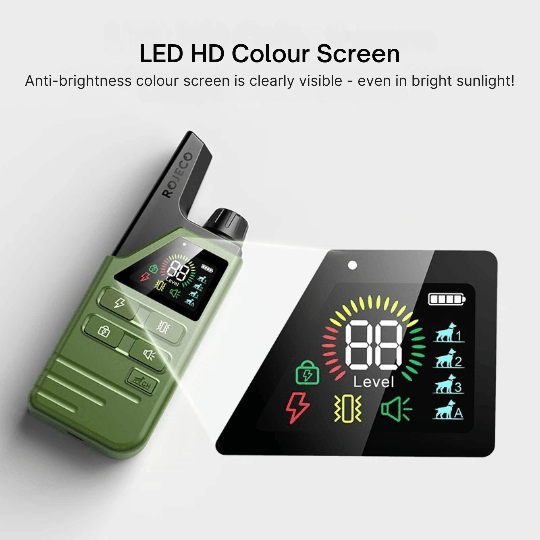 300m Smart Dog Training Collar & Remote Control | Waterproof & Rechargeable