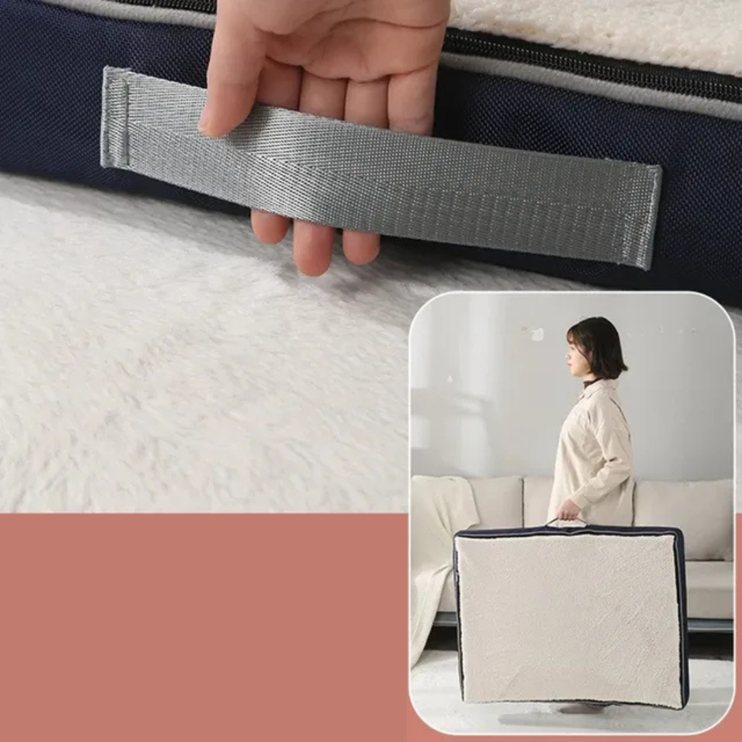 Anti-Anxiety Calming Dog Bed Mat with Removable Cover