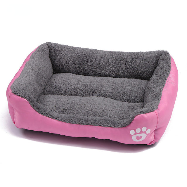 Comfy Dog Bed with Plush Fleece Interior