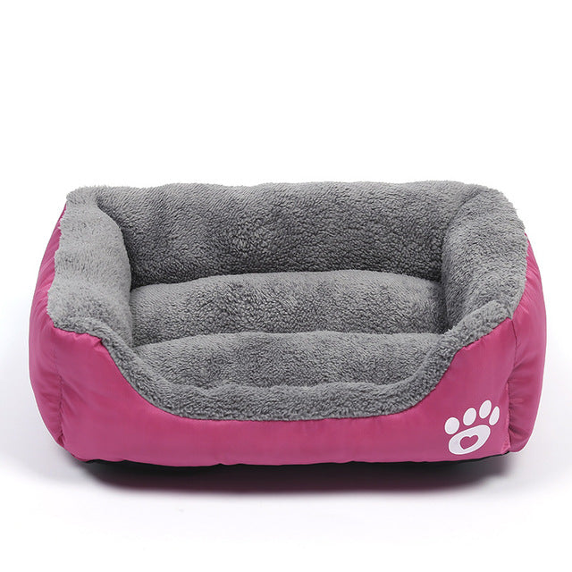 Comfy Dog Bed with Plush Fleece Interior