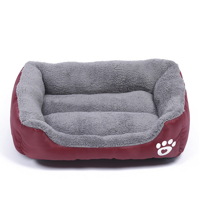 Comfy Dog Bed with Plush Fleece Interior