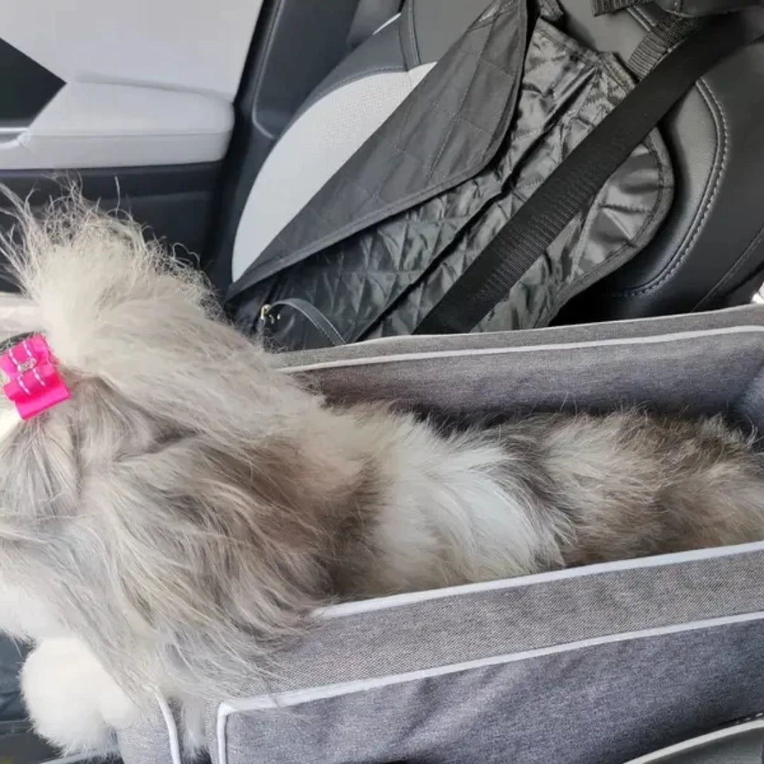 Compact Dog Car Bed & Travel Bag for Small Dogs