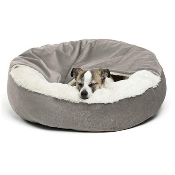 Cosy Pet Nest with Snuggle Blanket for Cats & Small Dogs