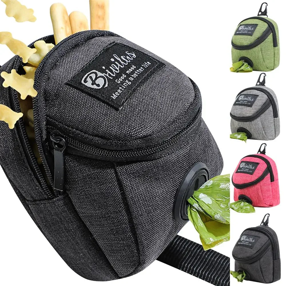 Dog Treat Pouch with Handy Poo Bag Dispenser