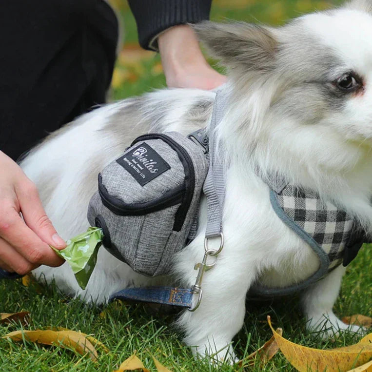 Dog Treat Pouch with Handy Poo Bag Dispenser