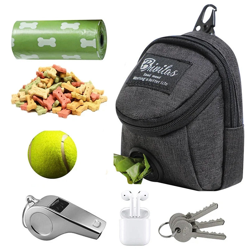 Dog Treat Pouch with Handy Poo Bag Dispenser