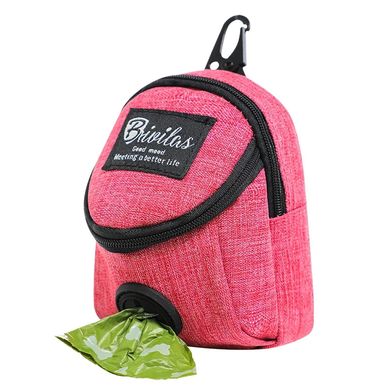 Dog Treat Pouch with Handy Poo Bag Dispenser