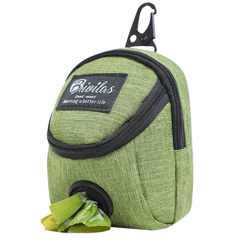 Dog Treat Pouch with Handy Poo Bag Dispenser