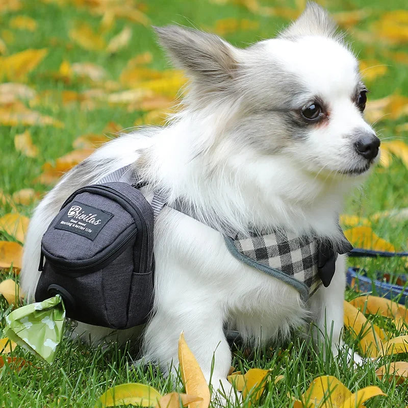 Dog Treat Pouch with Handy Poo Bag Dispenser