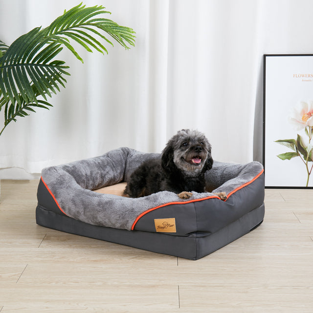 Extra-Large Orthopedic Memory Foam Dog Bed for Large Dogs