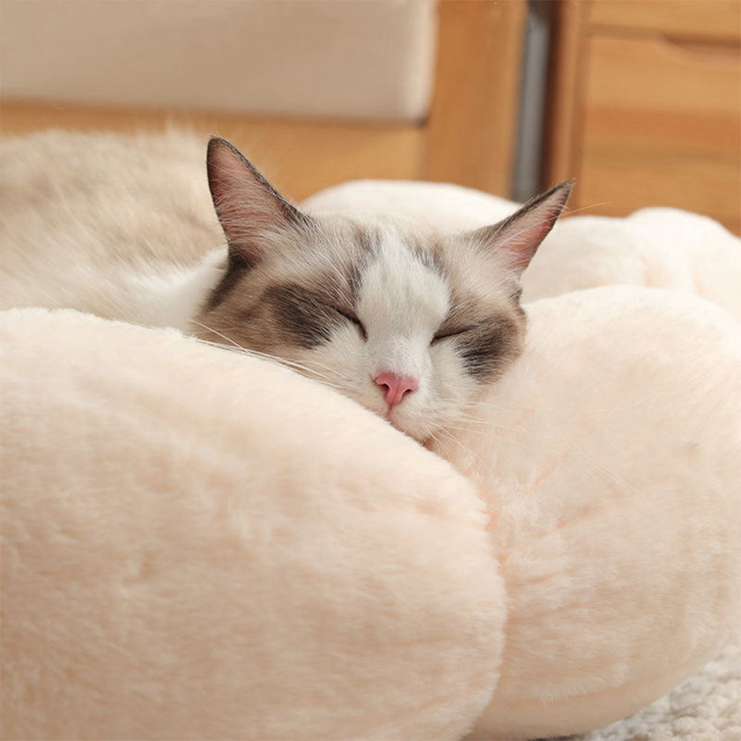 Flower-Shaped Cat Bed Nest