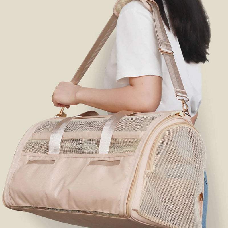 Foldable Dog Travel Bag for Small Dogs