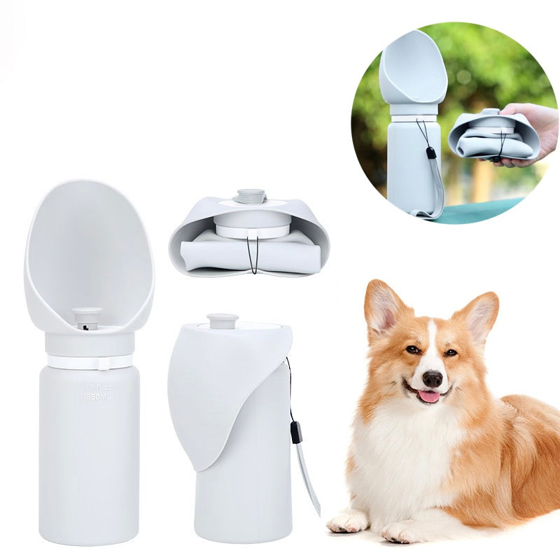 Foldable Dog Water Bottle for On-the-Go Hydration