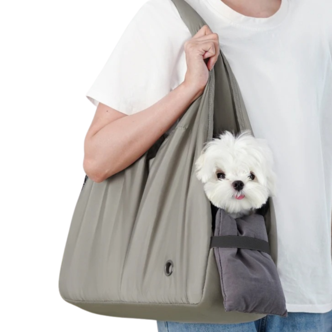 Hands-Free Small Dog Shoulder Bag