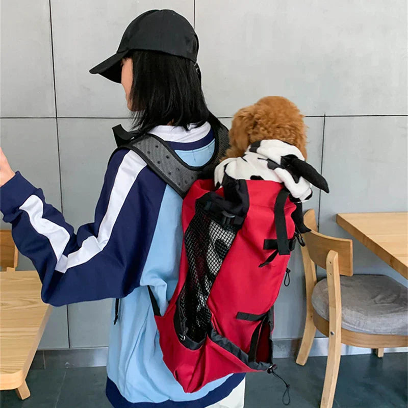 Hiking Dog Backpack Carrier for Outdoors