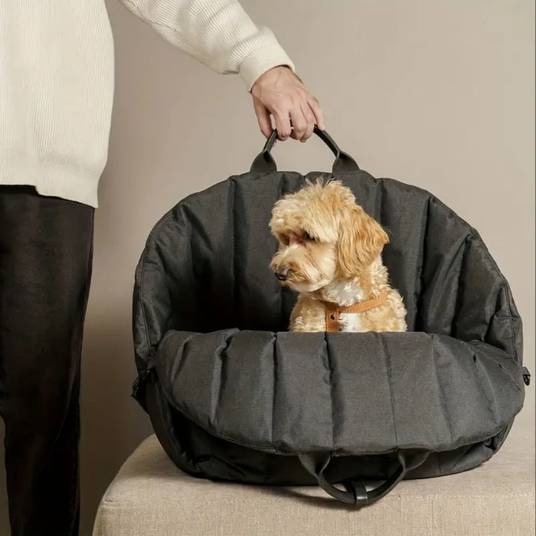 Luxury 3-in-1 Dog Travel Bag Bed & Car Seat