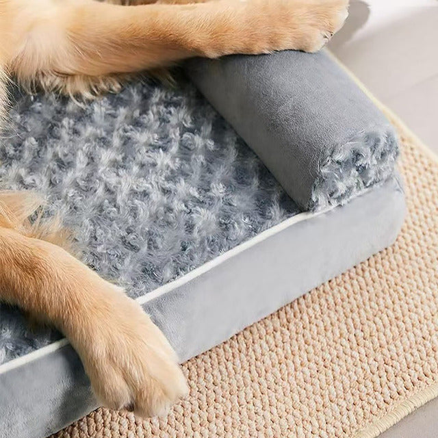 Luxury Orthopedic Memory Foam Dog Bed with Washable Cover