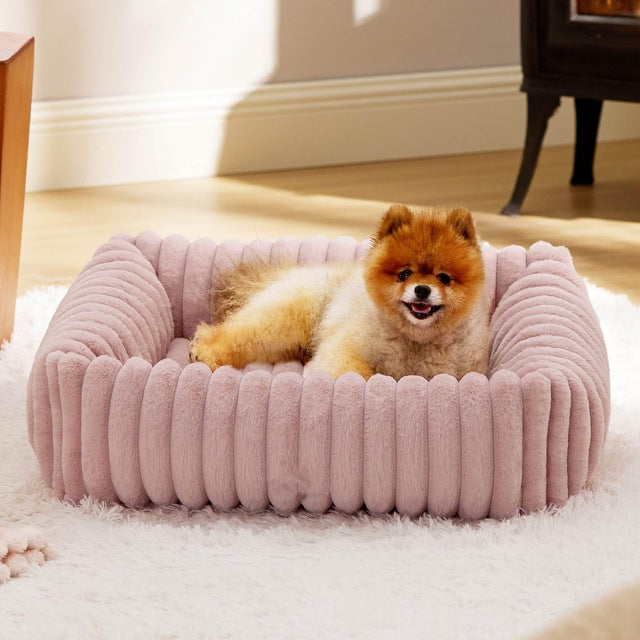 Luxury Soft Pet Bed Nest for Small Dogs & Cats