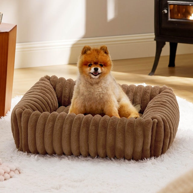 Luxury Soft Pet Bed Nest for Small Dogs & Cats