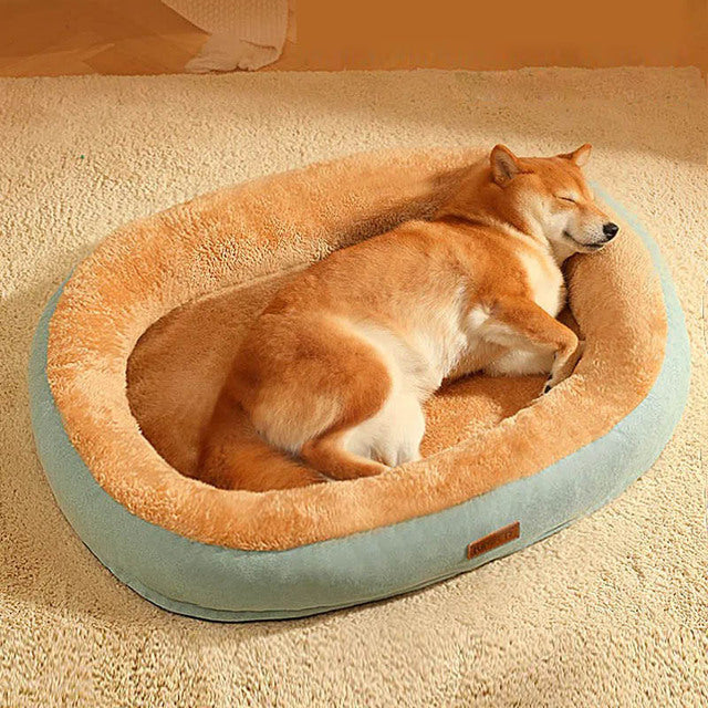 Luxury Velvet-Comfort Dog Bed