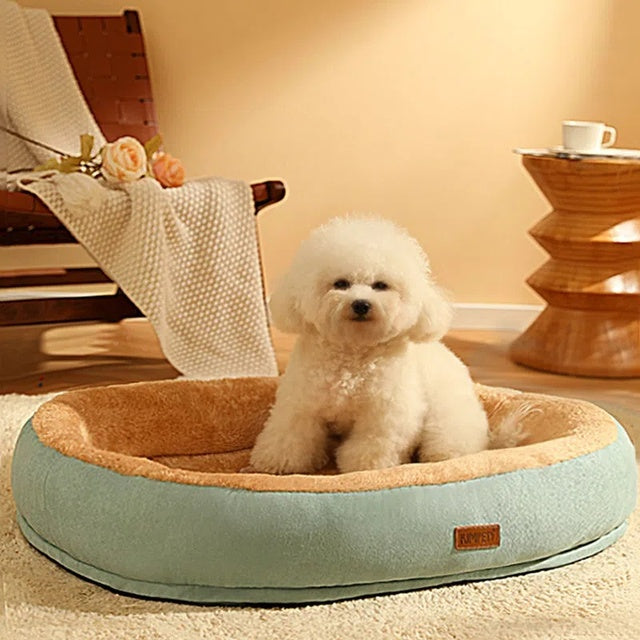 Luxury Velvet-Comfort Dog Bed