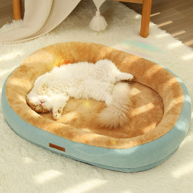 Luxury Velvet-Comfort Dog Bed