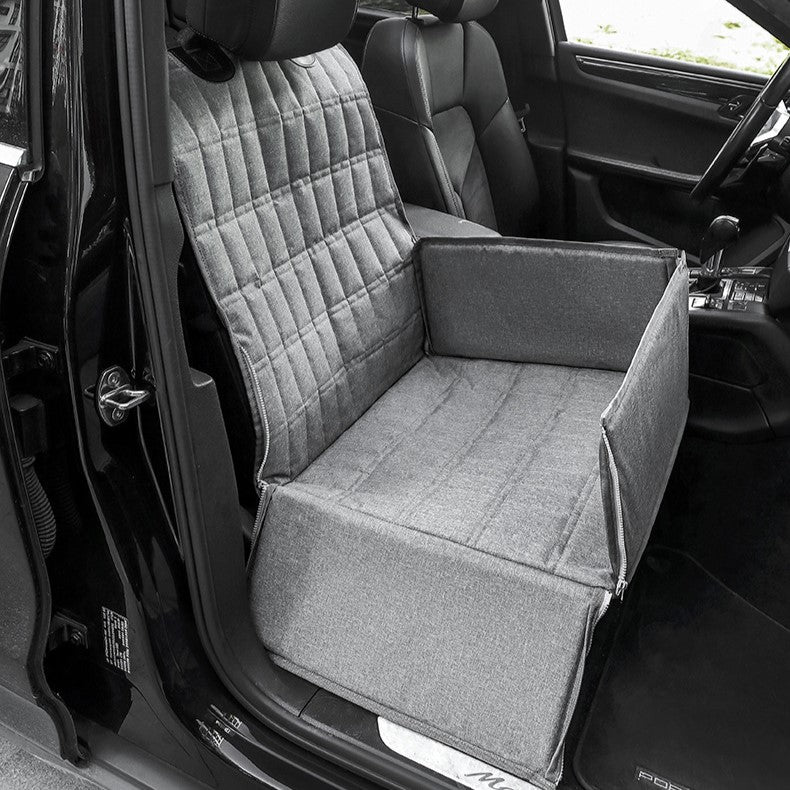 Padded Dog Car Seat & Basket