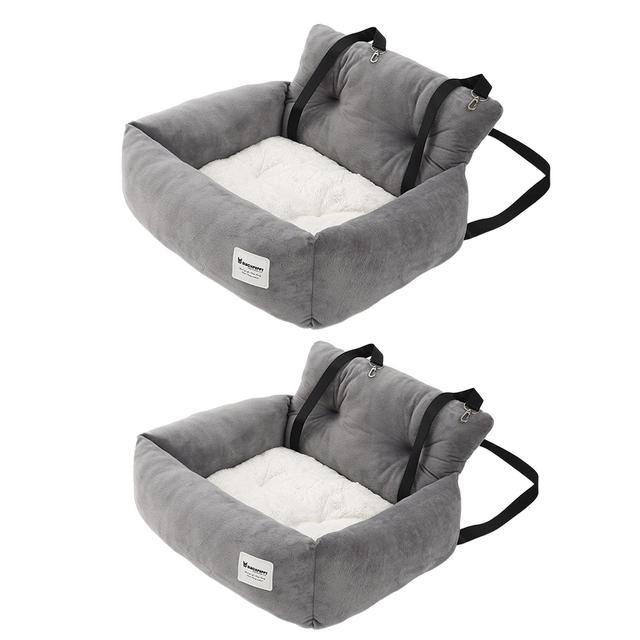Plush & Cosy Dog Car Seat Travel Bed