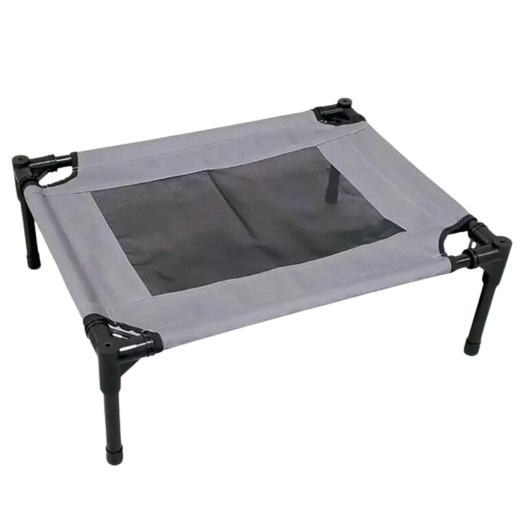 Raised Dog Bed with Metal Frame for Indoors & Outdoors