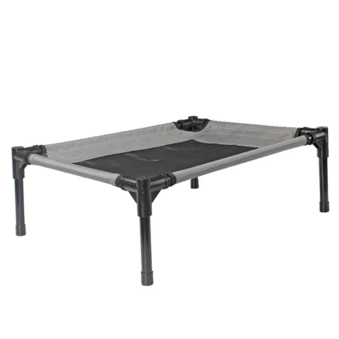 Raised Dog Bed with Metal Frame for Indoors & Outdoors