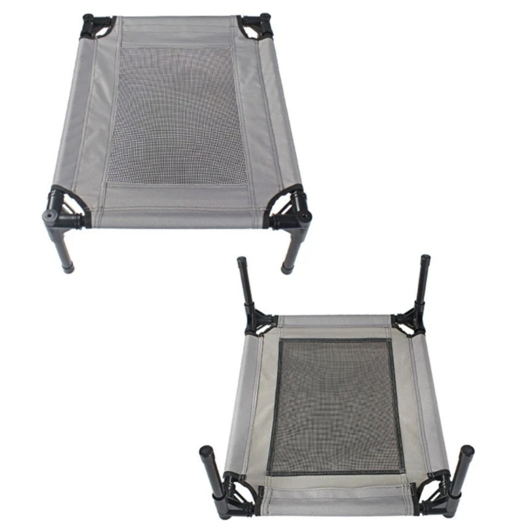 Raised Dog Bed with Metal Frame for Indoors & Outdoors