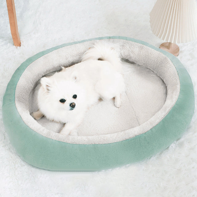 Velvet-Smooth & Plush Fleece Dog Bed