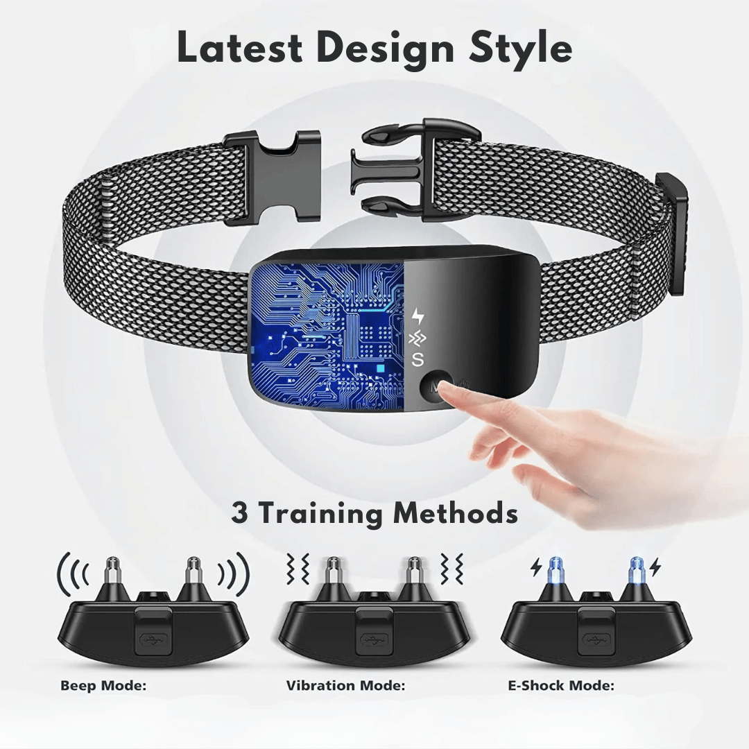 Anti-Bark Collar | Waterproof & Rechargeable Electric Dog Collar