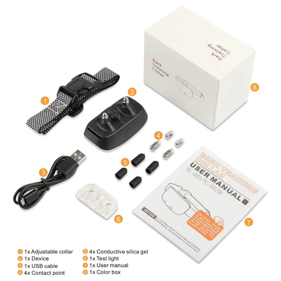Anti-Bark Collar | Waterproof & Rechargeable Electric Dog Collar
