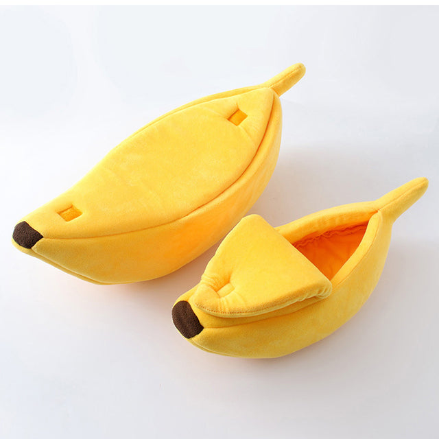 Banana Cat Bed Nest