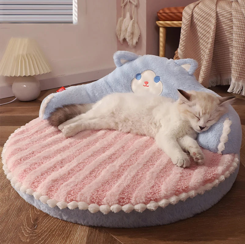 Beautiful Plush Cat Bed
