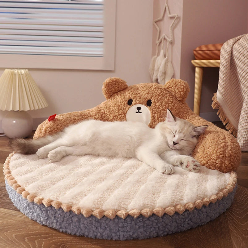 Beautiful Plush Cat Bed