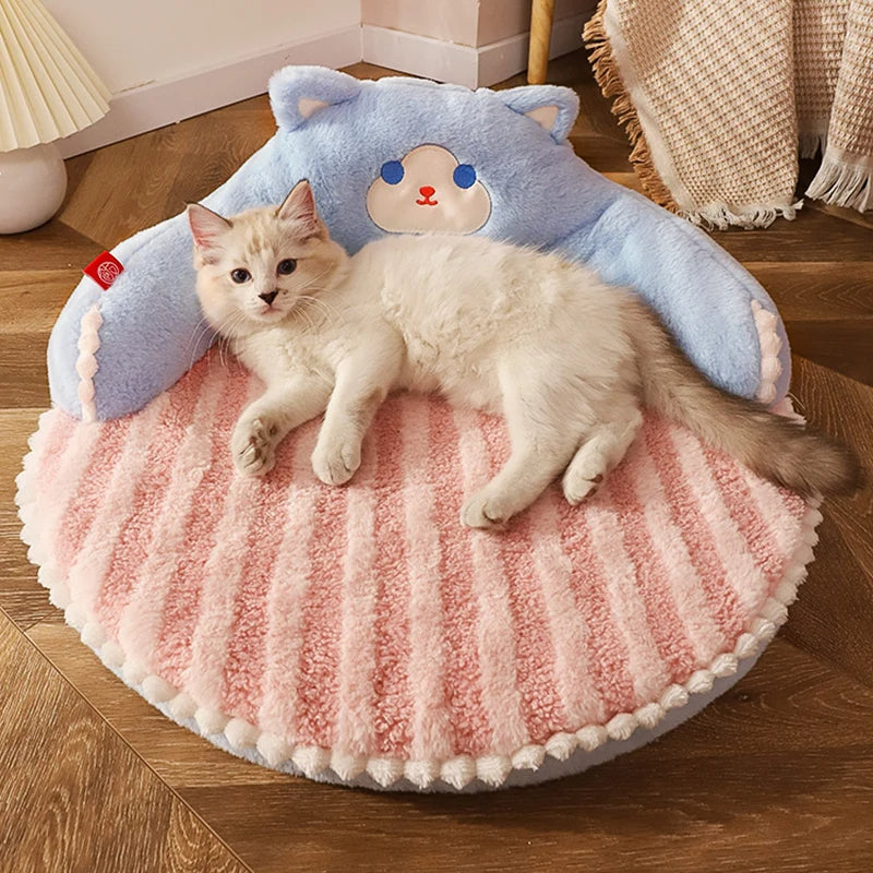 Beautiful Plush Cat Bed