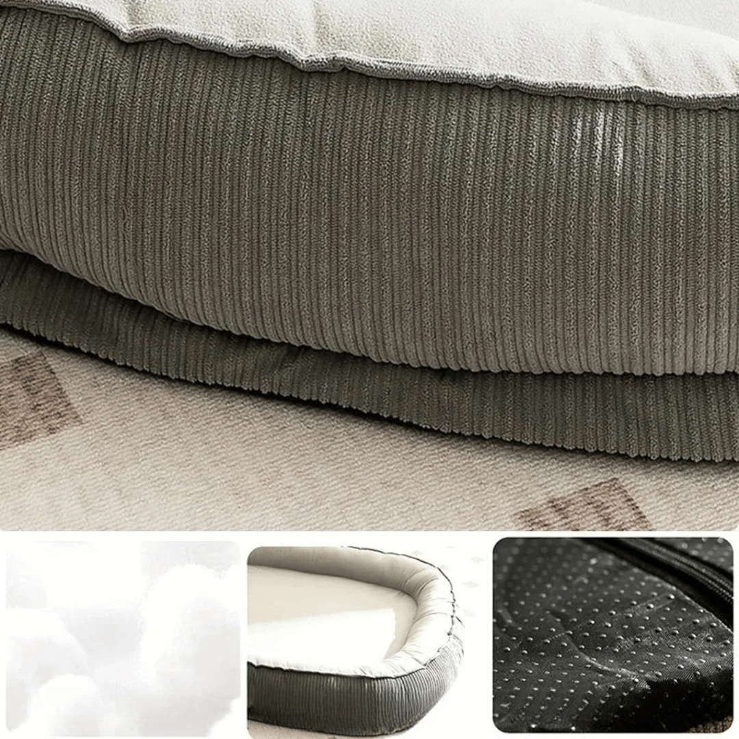 Comfort Calming Dog Bed with Waterproof Removable Cover
