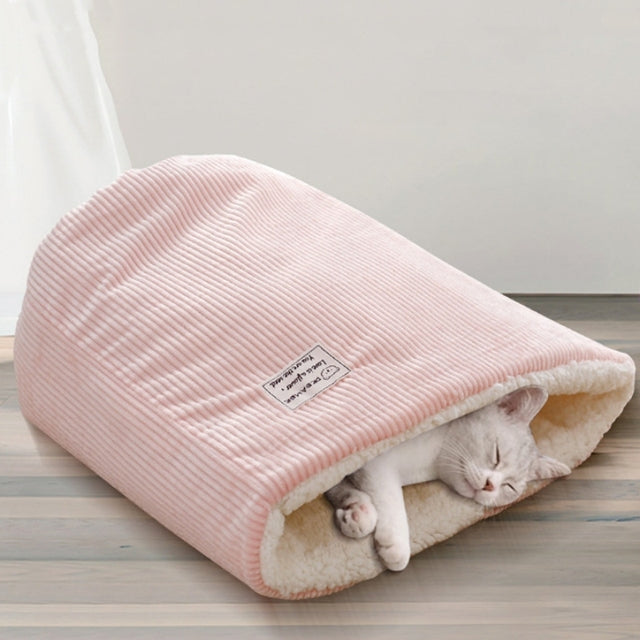 Cosy Plush Cat Sleeping Bag