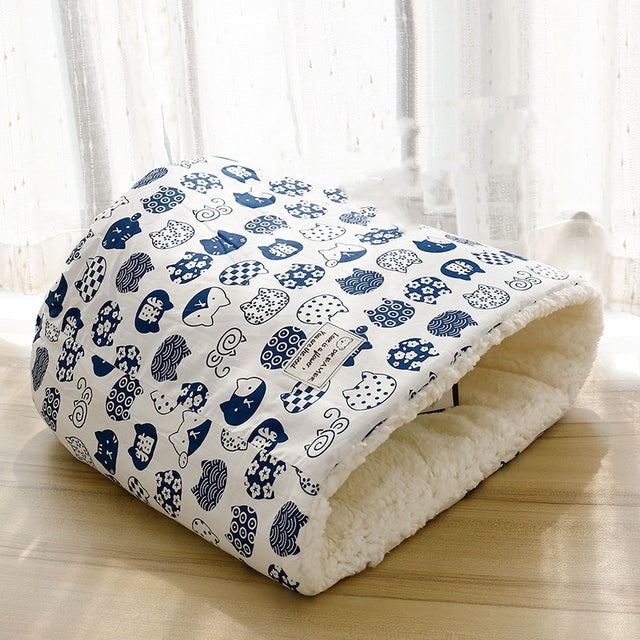 Cosy Plush Cat Sleeping Bag
