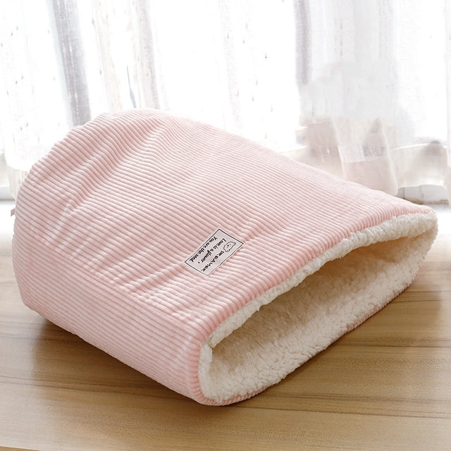 Cosy Plush Cat Sleeping Bag