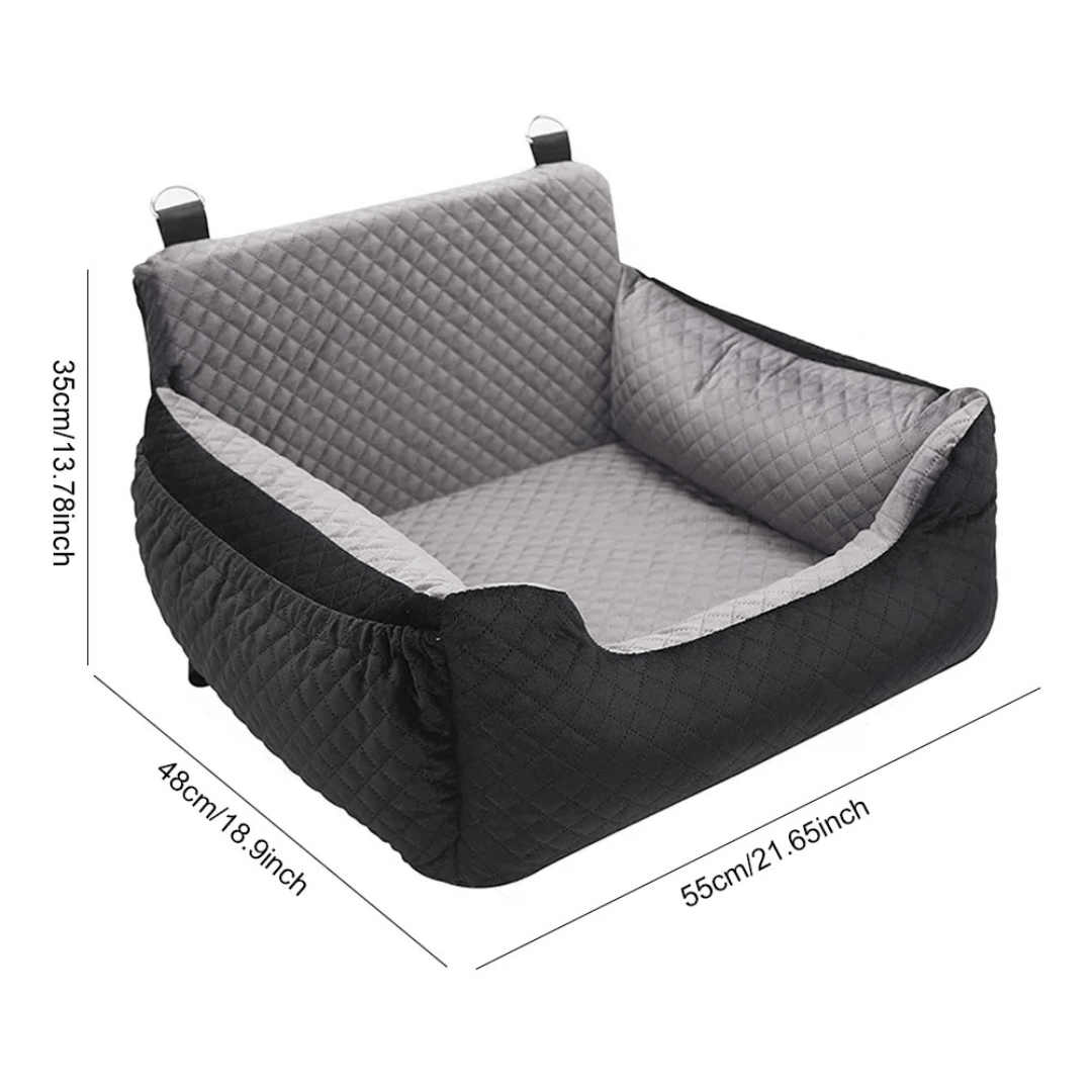Cushioned & Washable Dog Car Seat