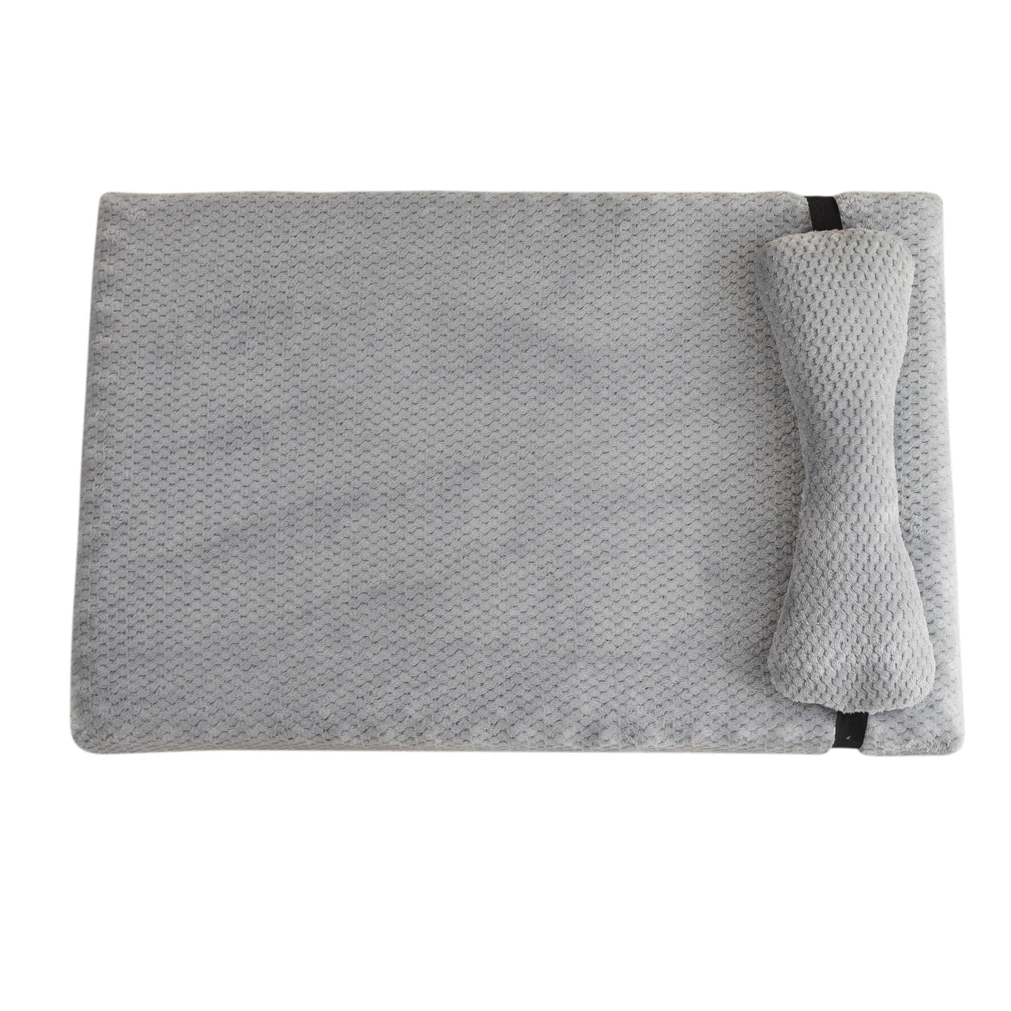 Dream-Pillow Calming Dog Bed with Plush Washable Cover