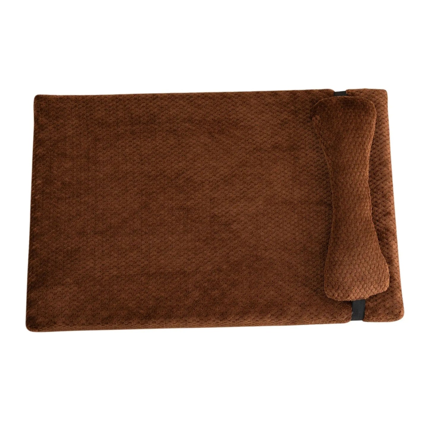 Dream-Pillow Calming Dog Bed with Plush Washable Cover